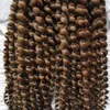 Menselijk vlechten haar bulk 2 stks Mongoolse afro kinky krullend bulk haar voor vlechten 200g menselijk haar voor vlechtende bulk geen gehechtheid