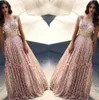 Rose Gold Off The Shoulder Sequins A Line Long Prom Dresses Beaded Stones Floor Length Formal Party Wear Gowns BC1588