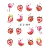 Hot Mixed Design Summer Fruit Retro Cake Nail Art Sticker Set Harajuku Element Water Transfer Decal Manicure Tool Tips Decorazioni per nail art