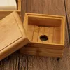 Natural Bamboo Soap Dish Box Bamboo Soap Tray Holder Storage Soap Rack Plate Box Container for Bath Shower Bathroom