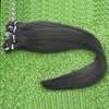 Rak keratinkapslar Human Fusion Hair Flat Tip Machine Made Remy Pre Bonded Hair Extension 16 "20" 24 "1g / s 100g