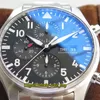 ZF Top Version Pilot Little Prince 377717 Blue Dial ETA 7750 Хронограф Автомат 3777 Мужчина Смотрение Стальная Корпус Спорт Спортатк2304203