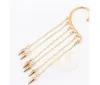 European and American punk designer Earless lug with fashional and orignal bullet long tassels ear cuff GD124