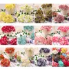50 Teile/los 15 cm Große Hortensien Seidenblumen Köpfe für Hochzeit Dekoration DIY Baby Kranz Braut Girlande Gefälschte Blumen