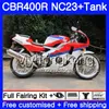 +Tank For HONDA factory white CBR 400 RR 400RR CBR400RR 88 89 90 91 92 93 266HM.33 NC29 CBR400 RR NC23 1988 1989 1990 1991 1992 1993 Fairing