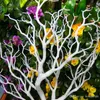 Novo casamento Chegada Props Decorações Branco Árvore Coral Filiais Leads ornamento peça central do casamento DIY estrada