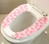 Cartone animato zampa di gatto Il set per WC in pasta può essere tagliato e incollato Gli adesivi per WC ad adsorbimento elettrostatico possono essere lavati ripetutamente il sedile del WC