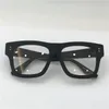 Diseñador de moda Glassesescreato cuadrado marco cuadrado RETRO Simple Eyewear Transparent Eyewear Lensas claras con Case2225