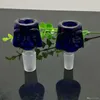 Bolha multicolor de vidro dos desenhos animados Pipes Chefe Converter Atacado água Vidro Tabaco acessórios de vidro Ash Catcher