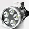 50 W Lanterna Ultravioleta 5 UV LED 395nm Tocha de Luz Roxa Linterna Use 4 * 18650 Bateria Com Carregador USB