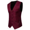 Gilet a catena da discoteca Gilet da uomo 2019 Brand New Gilet monopetto da uomo Business Casual Tuxedo Dress Gilet Gilet Uomo