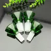 Green Diamond Glass Bubble Head Cigarette Accessories Wholesale Bongs Oil Burner Pipes Water Pipes Glass Pipe Oil Rigs Smoking