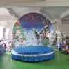 Christamas Hot Sale Inflatable Snow Globe 3M Dia Beautiful Inflatable Bubble Globe For Outdoor Advertising Photo Booth Clear