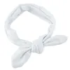 Baby Kids Meisjes Haarbanden 8 Kleur / Set Groothandel Rabbit Bow Ear Hoofdband Turban Knoop Hoofd Wraps