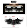 25mm 6D False Eyelashes Reusable Natural Fake 3D Mink Eyelashes Eyelash Extension Handmade Soft Fake Mink Lashes Big Eyelash