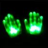 Halloween Christmas LED gloves party glow gloves Concert noctilucent luminous gloves finger Flash gifts WCW824