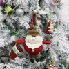 HOT joyeux noël ornements noël cadeau poupée accrocher décorations père noël bonhomme de neige arbre jouet pour la maison