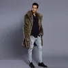 Мужские куртки мужская куртка пальто теплый зимний густой пальто из искусственного меха Parka Enterwear кардиган мода мужская одежда плюс размер1