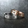 Roman Numerals diamond ring band Numbers Wedding Engagement Rings For Men Women Fashion Jewelry Will and Sandy 080439