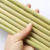 naturais amarelo bambu palha reutilizável 20 centímetros de bambu verde orgânico Beber do bebê do casamento aniversário palhas partido alimentando palhas 4930