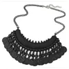 3pcs Vintage Maxi Necklace Bohemian Statement Necklaces & Pendants for Women Coin Choker Collier Woman Boho Jewelry Christmas Gifts