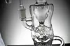 Narguilés Bong en verre à turbine à entonnoir de 10 pouces avec bol givré de 14 mmTuyaux à fumer en verre transparent Livraison mondiale