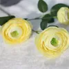 3pcs/lot simulation peony silk flower european style artificial peony flower branch wreath for wedding home decoration fake display flower