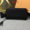 Moda Donna Portafogli Desinger Borsa lunga a grana lunga con cerniera Portamonete classico Carteras C3998 con portamonete per signora