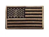 Patchs militaires tactiques du drapeau américain, bordure dorée, drapeau américain à repasser sur les patchs appliqués en tissu pour jeans, autocollants pour sacs à chapeau, badges B5297
