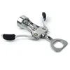 Wine Bottle Opener Handle Pressure Metal Wine Openers Corkscrew Kitchen Accessories Bar Tool