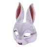 Rabbit Masks Halloween Mask Unisex Carnival Holiday Party Accessories Cospaly Tools Funny Decor Realistic Masker XBJK2002