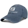 Fyra Winns logotyp unisex denim baseball cap anpassad design din egen uniquel hats2210488