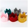 10 styles couronne tricot tête bébé bandeau cadeau d'anniversaire photo mignon nouveaux ornements mode enfants cheveux accessoires enfants chapeaux