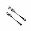 20 30 Pieces Shiny Black Flatware Cutlery Set 18/10 Stainless Steel Dinnerware Steak Knife Dinner Forks Spoons Silverware Set