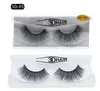 Nyligen multistyles som säljer verklig Siberian 3D Full Strip False Eyelash Long Individual Eyelashes Lashes Extension