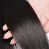 9A 100 tissages de cheveux humains non transformés avec fermeture à lacets en soie droite brésilienne péruvienne Remy paquets et fermeture 9190203