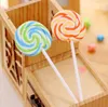 Cartoon Erasers Candy Funny Gummi Eraser Office och Studie Kids Gifts Söt Stationery Novelty Lollipop Erasers