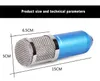 Professionele BM 800 Condensor Microfoon voor Computer Audio Karaoke Mikrofon Studio Recording Microfoons Sets Slivery Blue Black Pink