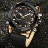 NAVIFORCE Luxury Brand Men Sport Watches Men's Leather Digital Army Military Watch Man Quartz waterproof Clock Relogio Masculino LY191216