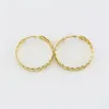 Fashion- hoop earrings for women western hot sale simple Nightclub huggie earring Exaggerated fashion jewelry 2 colors golden rose gold