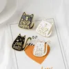 Vintage Punk Style Dog Mom Cat Lady Metal Kawaii Enamel Pin Badge Buttons Brooch Shirt Denim Jacket Bag Decorative Brooches for Women Men