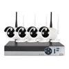 4 kanaals 1080p Wireless Security Camera System 1 x WiFi NVR 4 x 2.0mp WIFI IP-camera met nachtzicht