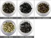 5 Kolory Hurtownie Naro Pierścionki Microbeads Black Bronde Brązowy Aluminiowy Pierścień Silikonowa Klamry Przedłużanie Włosów Narzędzia 500 sztuk