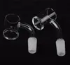 Banger à dessus plat XL Quartz Banger 5mm bas cou court 25mm OD 10mm 14mm 18mm mâle femelle clous sans dôme pour dab rig2248131