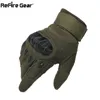 Guanti tattici dell'esercito Guanti da uomo Full Finger SWAT da combattimento Guanti militari Militar Carbon Shell Anti-skid Airsoft Paintball Guanti Y200234p