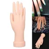 NAT008 1Pcs Nail Art Practice Soft Plastic Model Hand Flexible Soft Plastic Flectional Bendable Mannequin Model Training Tool