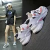 Ins Sneakers Femme 2019 Automne Femme Chaussures Joker Casual Chaussures Exceed Fire Damp Shoes Blanc