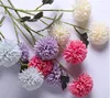 Flores artificiais decorações de casamento artificial crisântemo longo cerca de 50 cm três cabeças margarida quatro cores para escolher