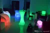 Nowy doładowy LED Luminous Cocktail Table Meble Wodoodporny świecący oświetlony stolik kawowy bar KTV disco impreza 237a