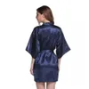 Femmes Satin Silk Robe Bathrobe Kimono Lady Nightwear Robe Vêtements décontractés Femmes Sleepwear5425693